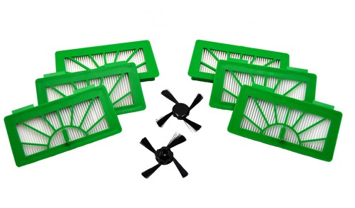 Filter 2 seitenbürsten - filter, +
